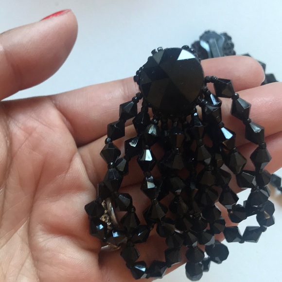 Miriam Haskell vintage earclips - Picture 1 of 4